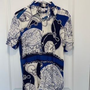 Short sleeve fashion button up